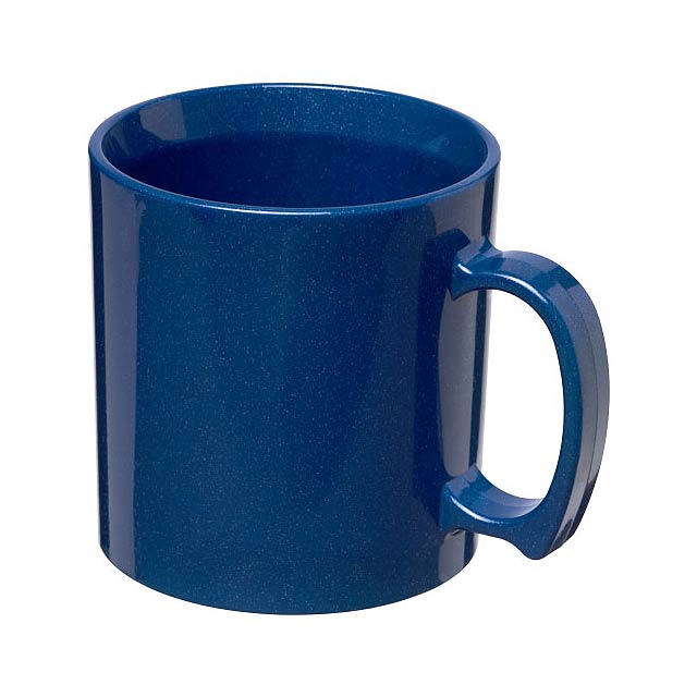 Standard 300 ml plastic mug - blue