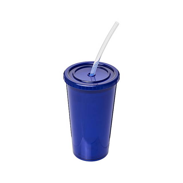 Stadium 350 ml double-walled cup - blue