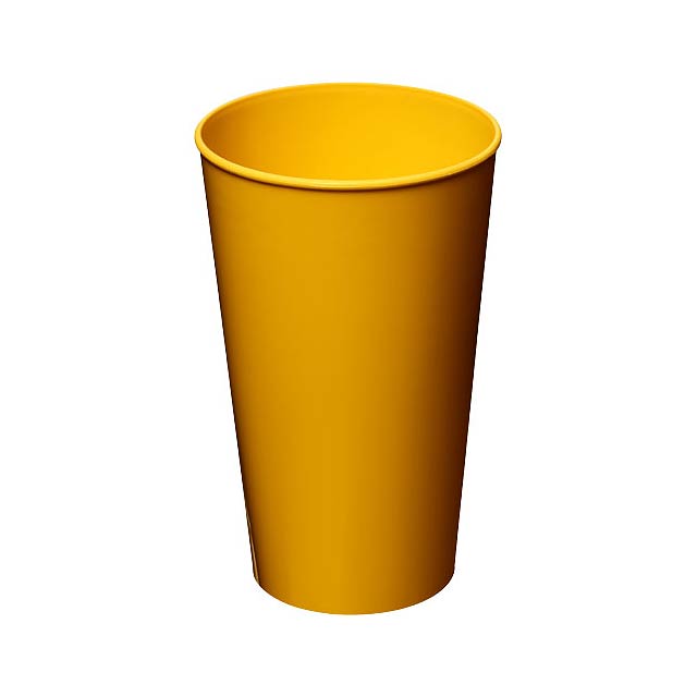 Arena 375 ml plastic tumbler - yellow