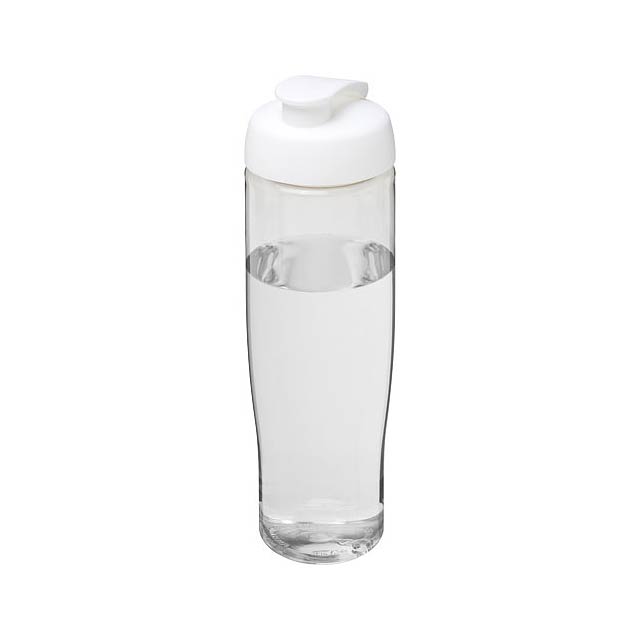 H2O Active® Tempo 700 ml flip lid sport bottle - transparent