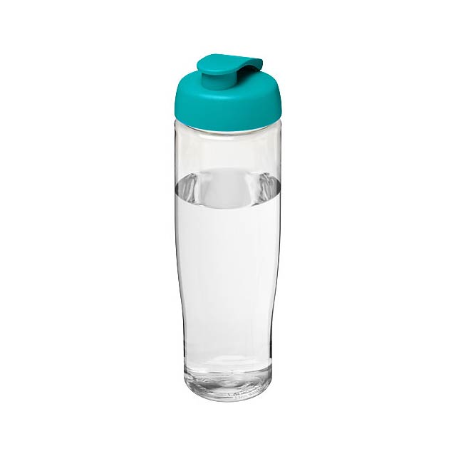 H2O Active® Tempo 700 ml flip lid sport bottle - transparent