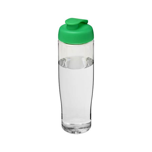 H2O Active® Tempo 700 ml flip lid sport bottle - transparent