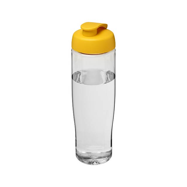 H2O Active® Tempo 700 ml flip lid sport bottle - transparent