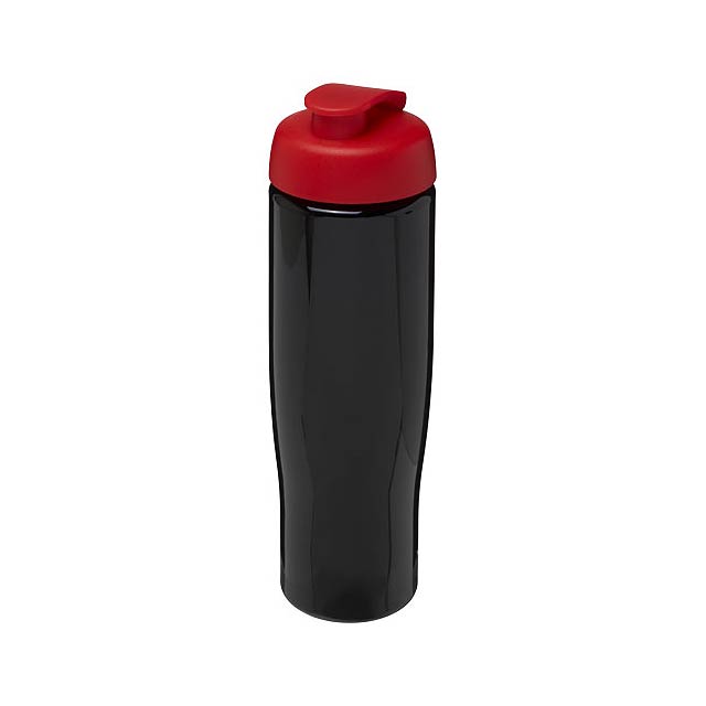 H2O Active® Tempo 700 ml Sportflasche mit Klappdeckel - schwarz