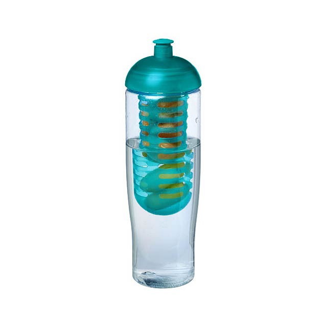 H2O Active® Tempo 700 ml dome lid sport bottle & infuser - transparent