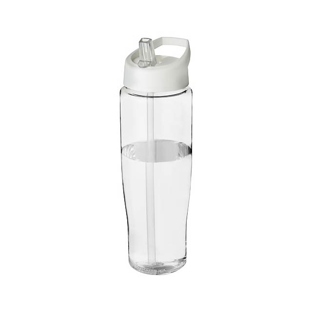 H2O Active® Tempo 700 ml spout lid sport bottle - transparent