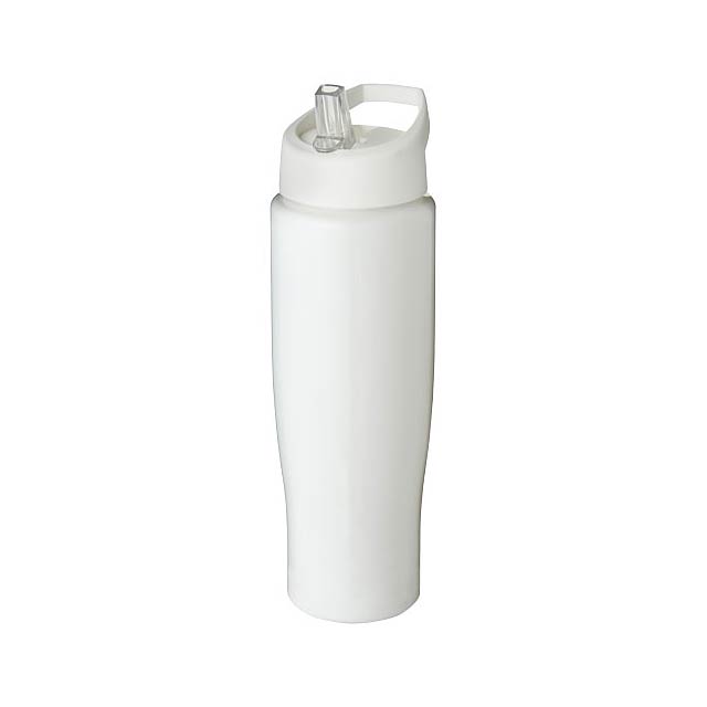Sportovní láhev s víčkem s hubičkou H2O Tempo® 700 ml - bílá