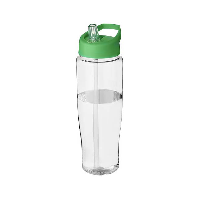 H2O Active® Tempo 700 ml spout lid sport bottle - transparent