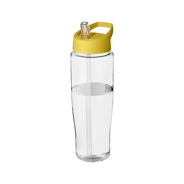 H2O Active® Tempo 700 ml spout lid sport bottle - transparent