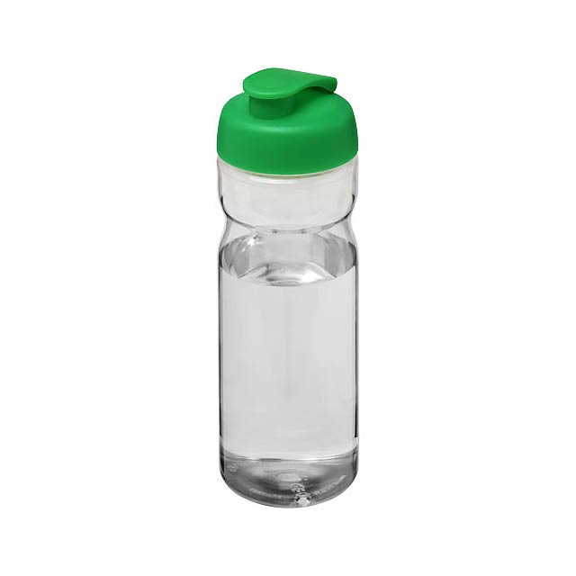 Sportovní láhev s vyklápěcím víčkem H2O Base® 650 ml - transparentná