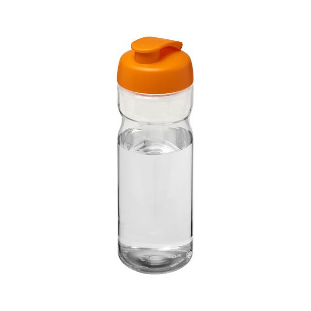 Sportovní láhev s vyklápěcím víčkem H2O Base® 650 ml - transparentní