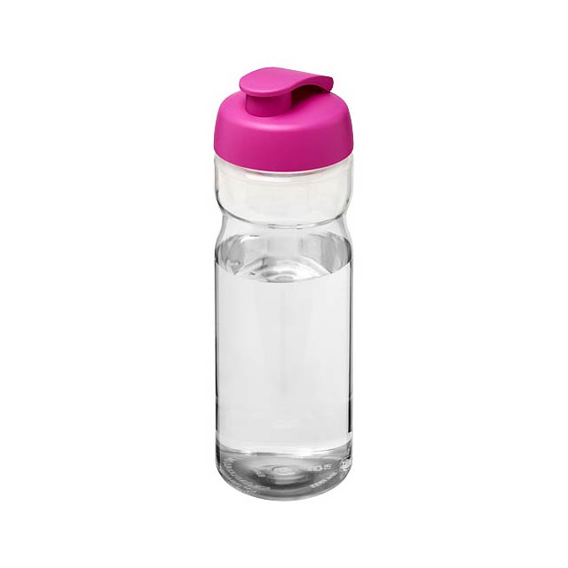 H2O Active® Base 650 ml flip lid sport bottle - transparent