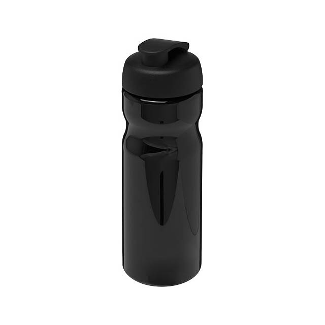 H2O Active® Base 650 ml Sportflasche mit Klappdeckel - schwarz
