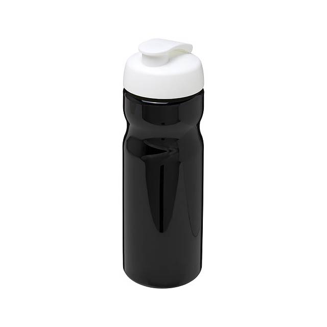 H2O Active® Base 650 ml Sportflasche mit Klappdeckel - schwarz