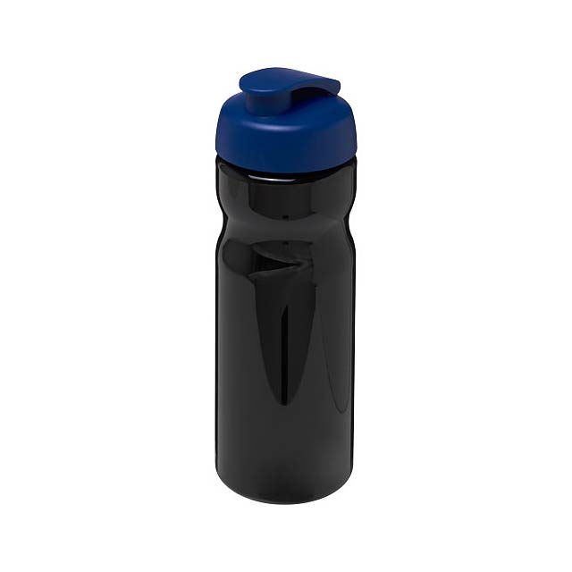 H2O Active® Base 650 ml Sportflasche mit Klappdeckel - schwarz