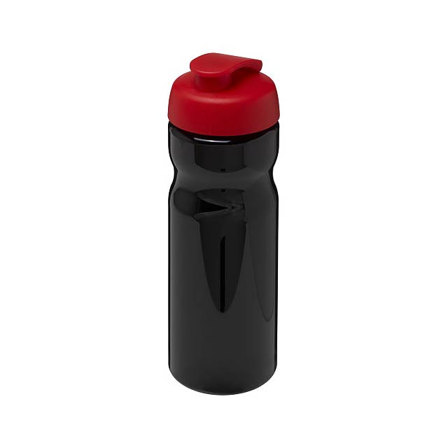 Sportovní láhev s vyklápěcím víčkem H2O Base® 650 ml - černá