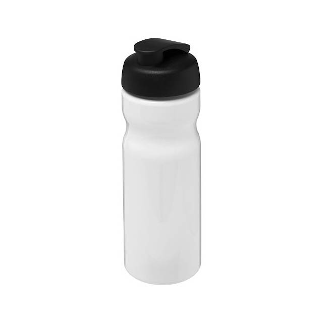 H2O Active® Base 650 ml Sportflasche mit Klappdeckel - Weiß 