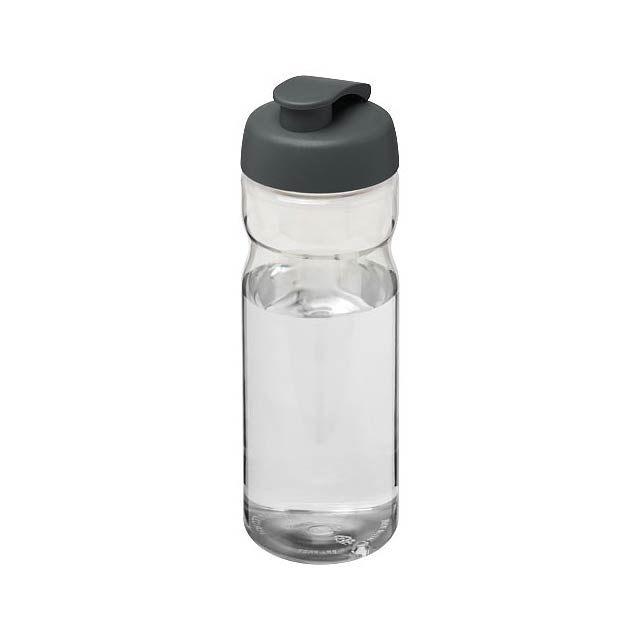 Sportovní láhev s vyklápěcím víčkem H2O Base® 650 ml - šedá