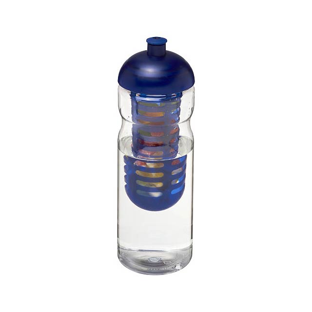 H2O Active® Base 650 ml Sportflasche mit Stülpdeckel und Infusor - Transparente