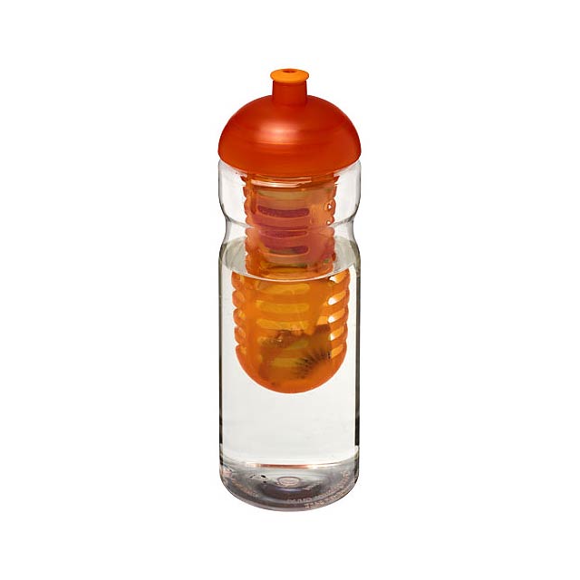 H2O Active® Base 650 ml Sportflasche mit Stülpdeckel und Infusor - Transparente