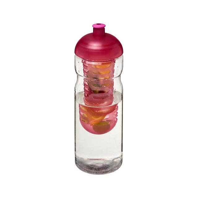 H2O Active® Base 650 ml Sportflasche mit Stülpdeckel und Infusor - Transparente