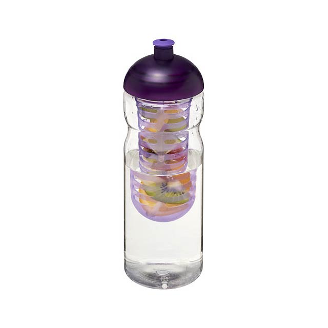 H2O Active® Base 650 ml Sportflasche mit Stülpdeckel und Infusor - Transparente