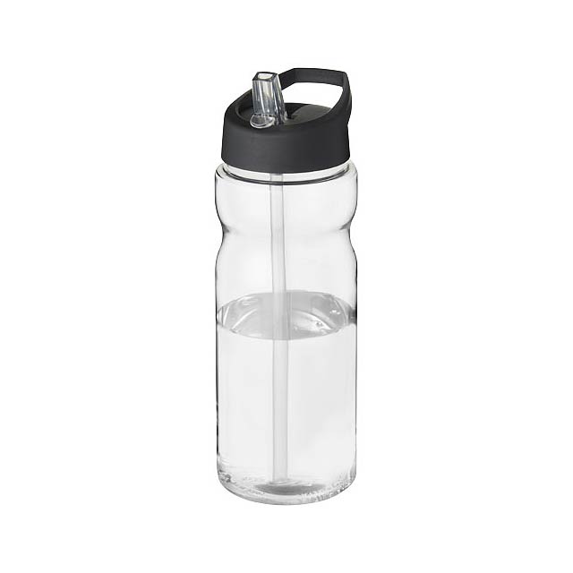 H2O Active® Base 650 ml spout lid sport bottle - transparent