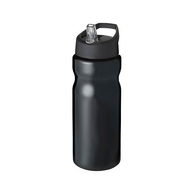 Sportovní láhev s víčkem s hubičkou H2O Base® 650 ml - čierna