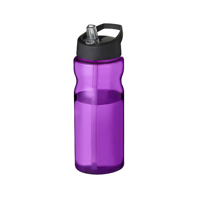 Sportovní láhev s víčkem s hubičkou H2O Base® 650 ml - fialová