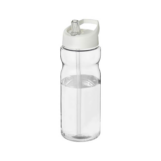 H2O Active® Base 650 ml spout lid sport bottle - transparent