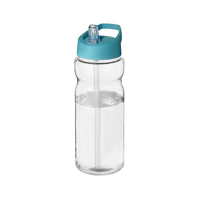 H2O Active® Base 650 ml spout lid sport bottle - transparent