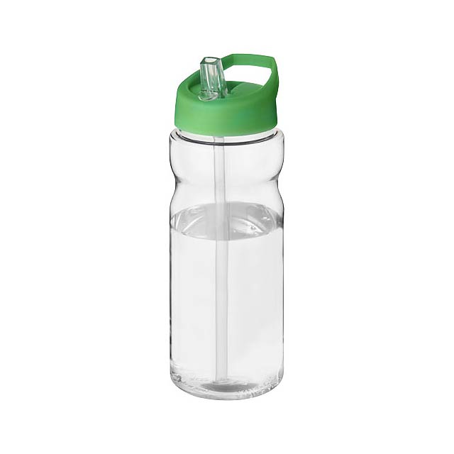 H2O Active® Base 650 ml spout lid sport bottle - transparent