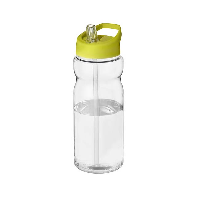 H2O Active® Base 650 ml spout lid sport bottle - transparent