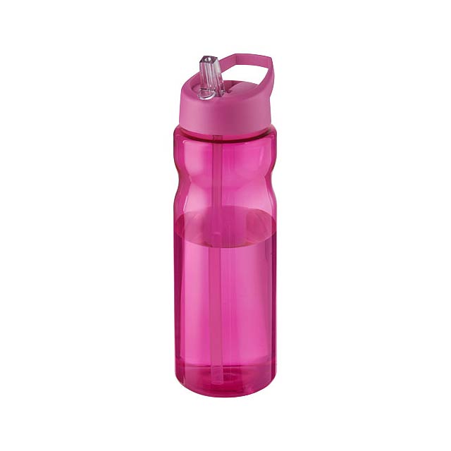 Sportovní láhev s víčkem s hubičkou H2O Base® 650 ml - fuchsiová (tm. ružová)