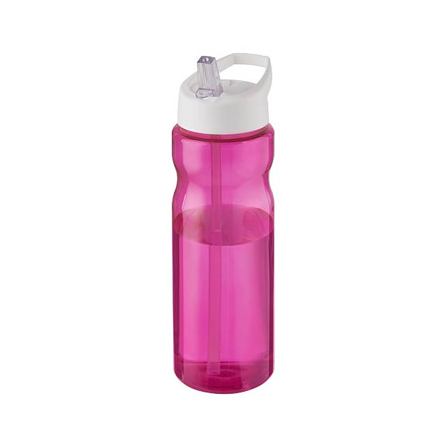 Sportovní láhev s víčkem s hubičkou H2O Base® 650 ml - fuchsiová (tm. ružová)