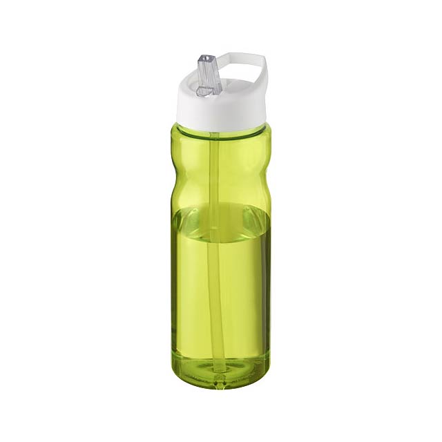 Sportovní láhev s víčkem s hubičkou H2O Base® 650 ml - citrónová - limetková