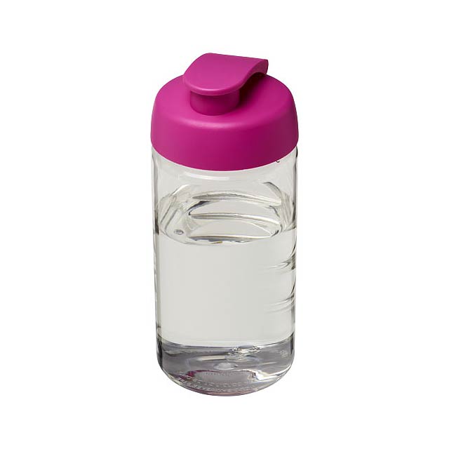 Sportovní láhev s vyklápěcím víčkem H2O Bop® 500 ml - transparentná