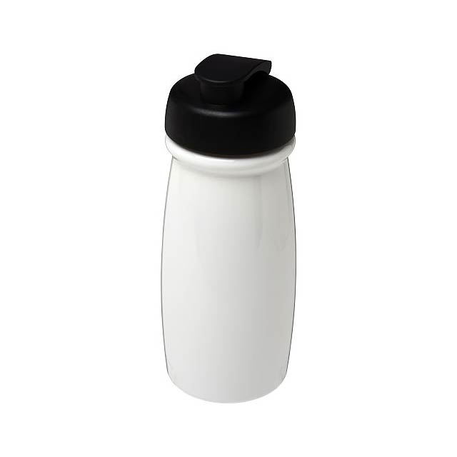 Sportovní láhev s vyklápěcím víčkem H2O Pulse® 600 ml - biela