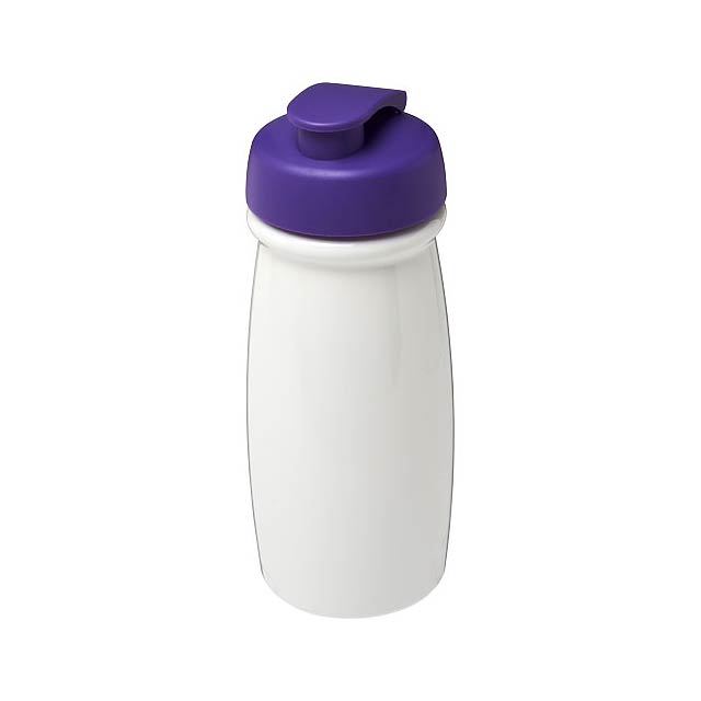 H2O Active® Pulse 600 ml Sportflasche mit Klappdeckel - Weiß 