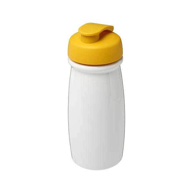 Sportovní láhev s vyklápěcím víčkem H2O Pulse® 600 ml - bílá