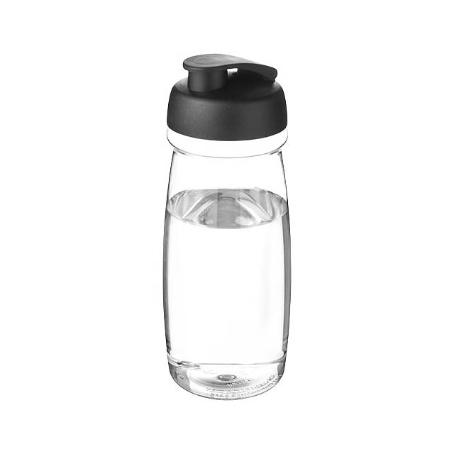 H2O Active® Pulse 600 ml Sportflasche mit Klappdeckel - Transparente