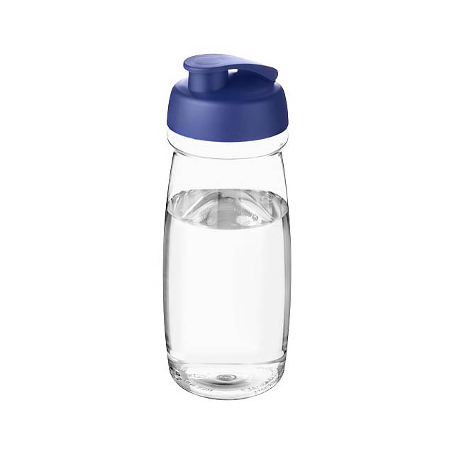 Sportovní láhev s vyklápěcím víčkem H2O Pulse® 600 ml - transparentní