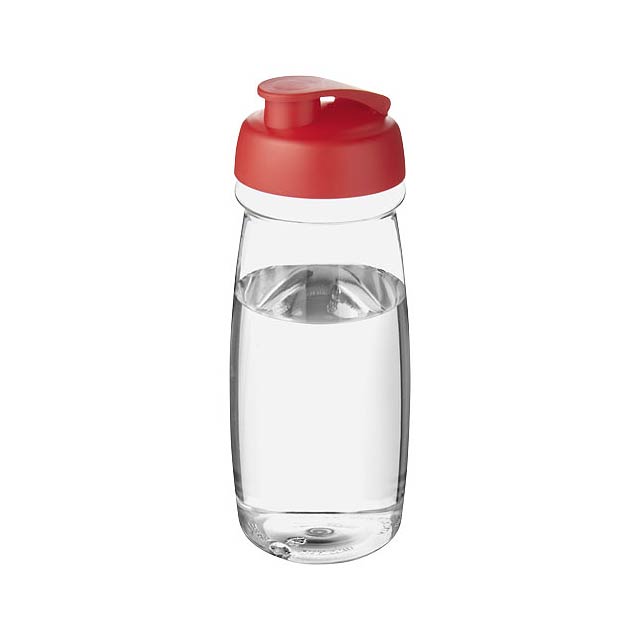 H2O Active® Pulse 600 ml flip lid sport bottle - transparent