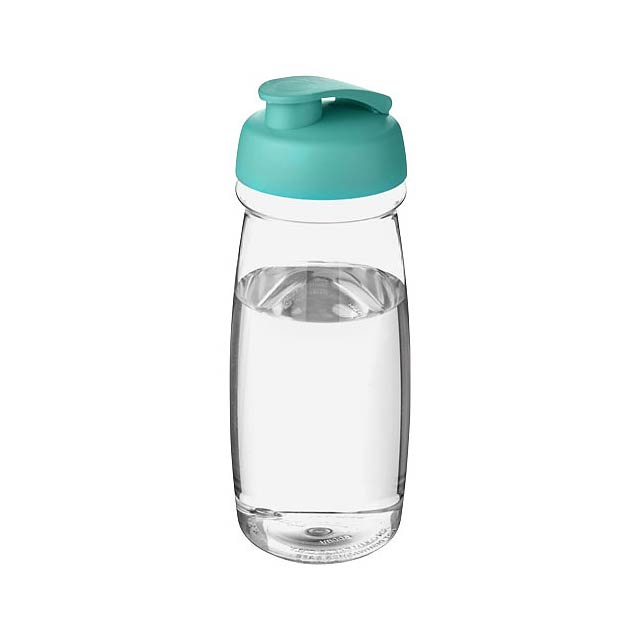 H2O Active® Pulse 600 ml Sportflasche mit Klappdeckel - Transparente