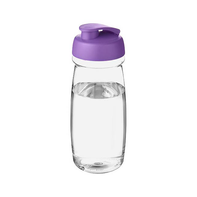 H2O Active® Pulse 600 ml flip lid sport bottle - transparent