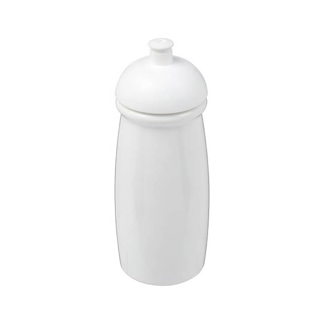 Sportovní láhev s kupolovitým víčkem H2O Pulse® 600 ml - bílá