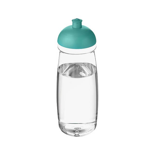 Sportovní láhev s kupolovitým víčkem H2O Pulse® 600 ml - transparentná