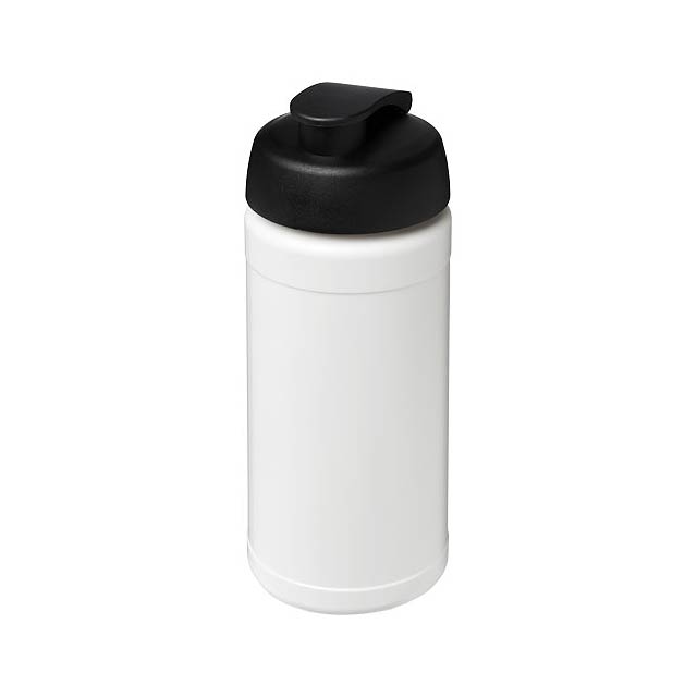 Baseline® Plus 500 ml Sportflasche mit Klappdeckel - Weiß 