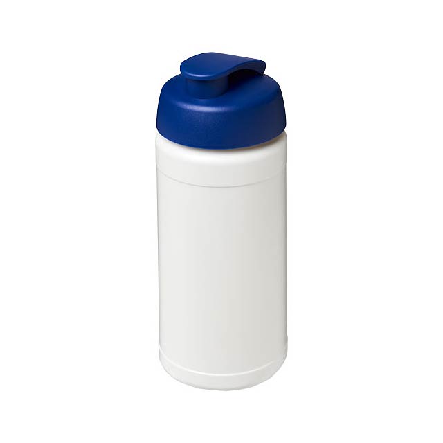 Baseline® Plus 500 ml Sportflasche mit Klappdeckel - Weiß 