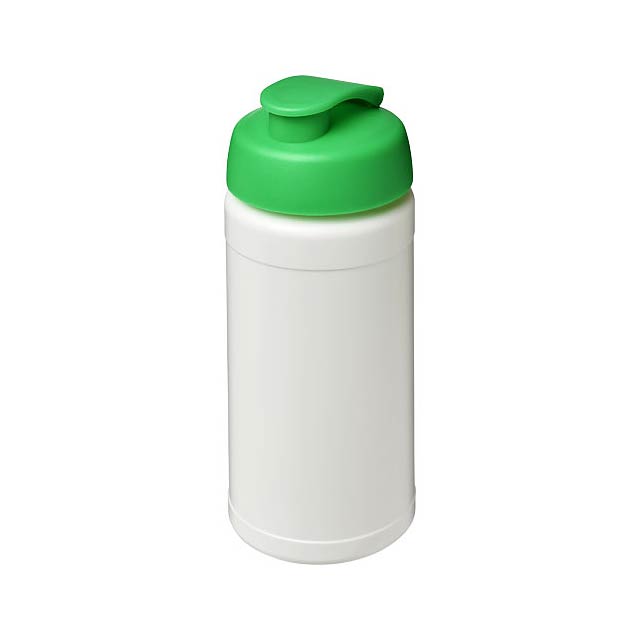 Baseline® Plus 500 ml Sportflasche mit Klappdeckel - Weiß 